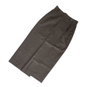 Vintage Lauren Ralph Lauren 100% Wool Wrap Maxi Skirt 6P Classic Minimalist.